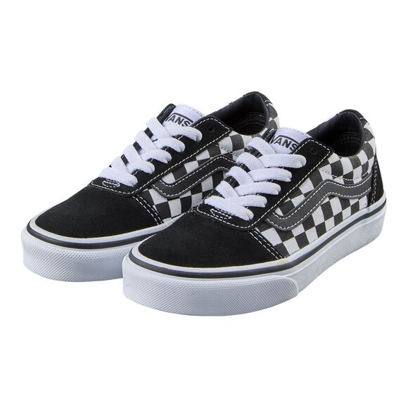 NIB VANS Ward (Checkered), Black/True White Skate Shoe (Youth Size 12) - Picture 1 of 6